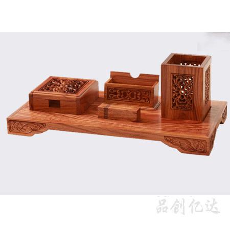 商務會議-非洲酸枝木鏤空五件套