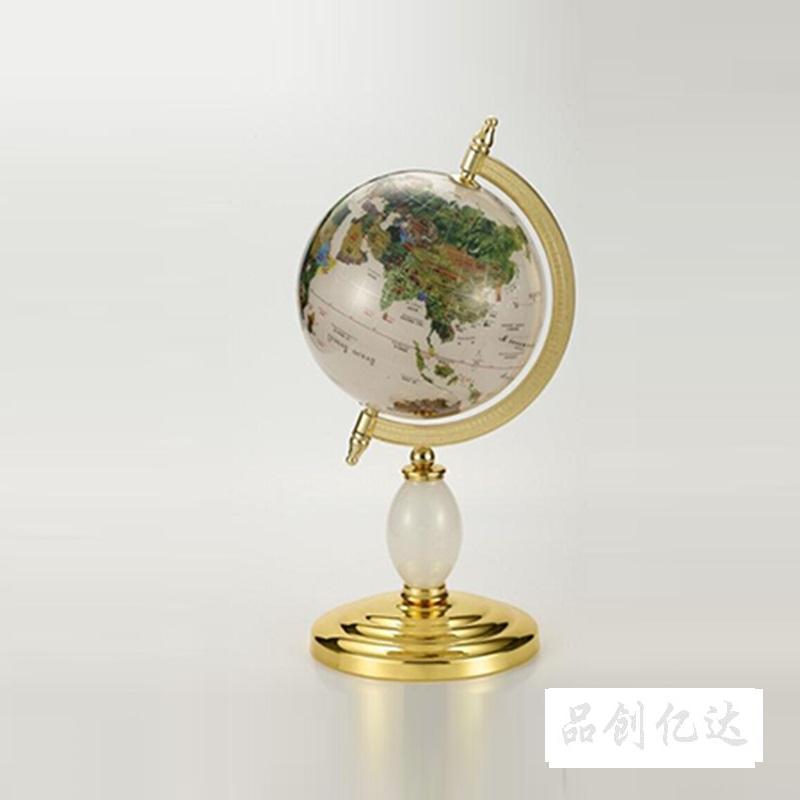 慶典紀念-琉璃白玉地球儀